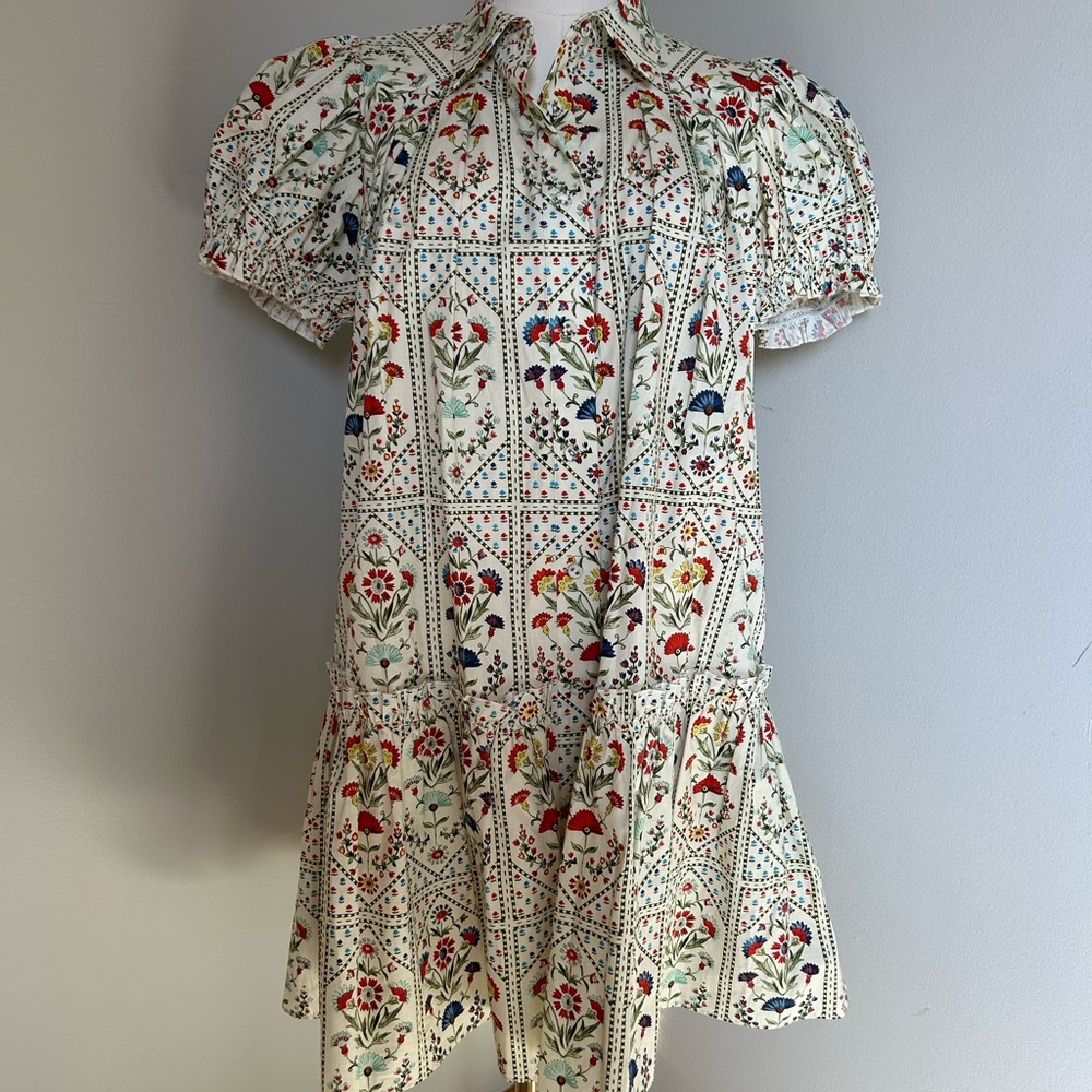 Hunter Bell Darling Floral Puff Sleeve Dress
